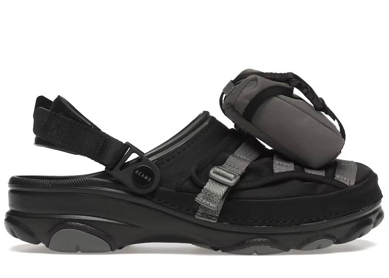 crocs bespoke classic all-terrain beams military black grey – Crocs Clogs Collection for All-Day Comfort