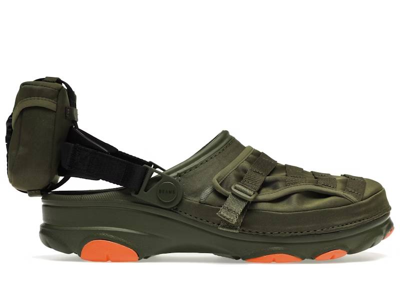 crocs bespoke classic all-terrain beams military olive – Crocs Clogs Collection for All-Day Comfort