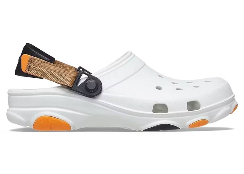 crocs classic all-terrain clog white orange – Crocs Clogs Collection for All-Day Comfort