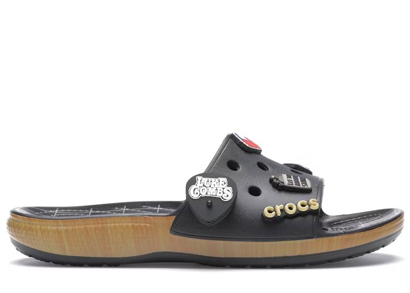 crocs classic bootlegger slide luke combs black – Crocs Clogs Collection for All-Day Comfort