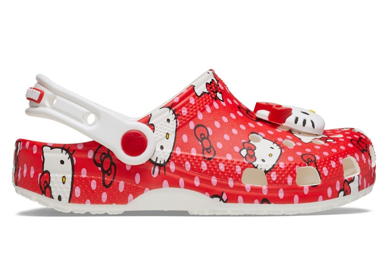 crocs classic clog hello kitty red polka dots kids – Crocs Clogs Collection for All-Day Comfort