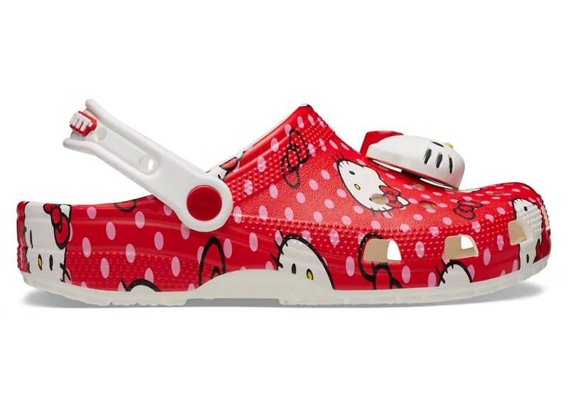 crocs classic clog hello kitty red polka dots – Crocs Clogs Collection for All-Day Comfort
