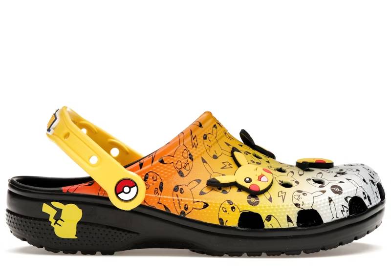 crocs classic clog pokémon pikachu – Crocs Clogs Collection for All-Day Comfort
