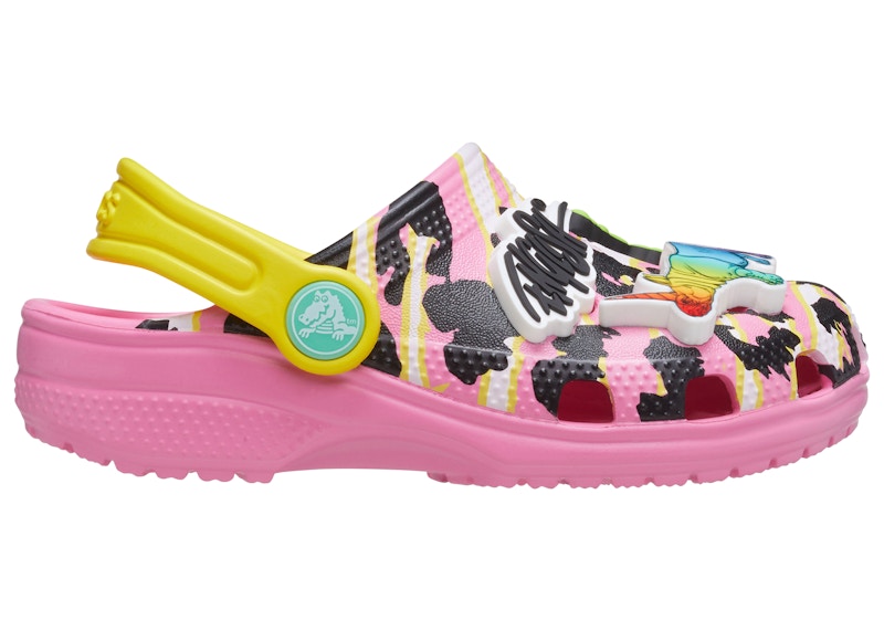 crocs classic clog ron english party animals cheetah pink gs – Crocs Clogs Collection for All-Day Comfort