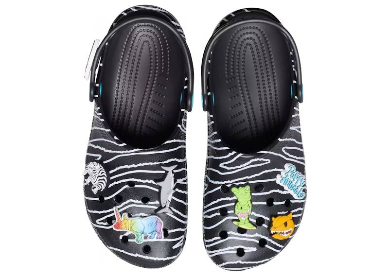 crocs classic clog ron english party animals zebra black – Crocs Clogs Collection for All-Day Comfort