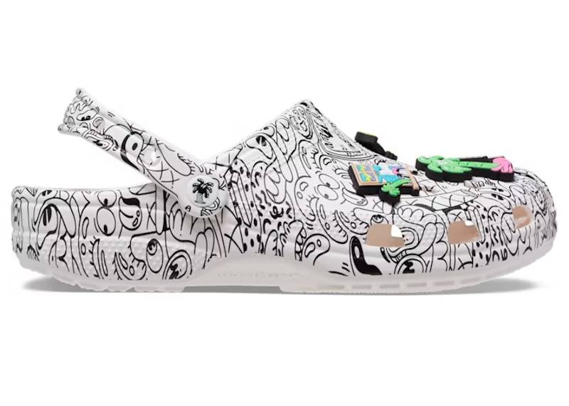 crocs classic clog steven harrington quickstrike white black – Crocs Clogs Collection for All-Day Comfort