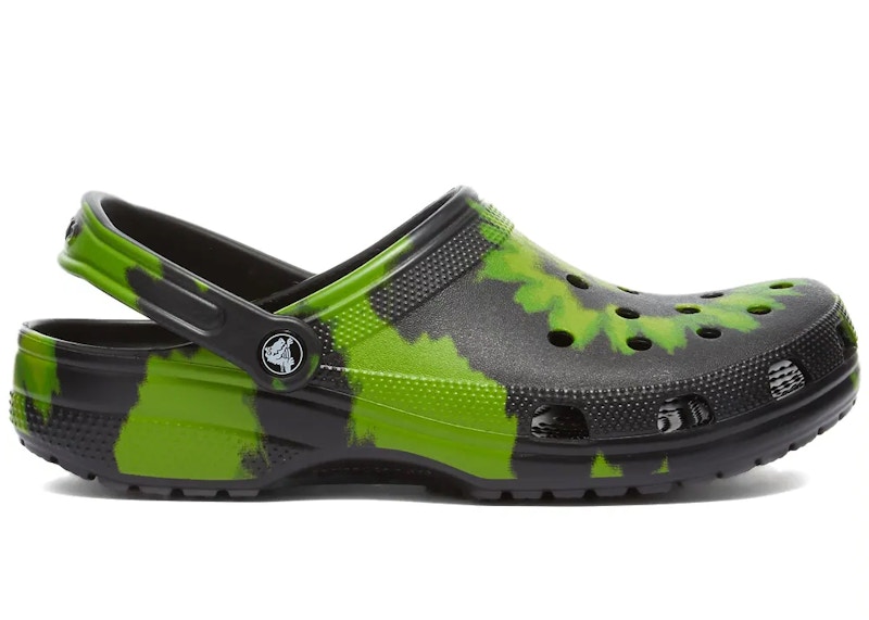 crocs classic clog tie dye black lime punch – Crocs Clogs Collection for All-Day Comfort