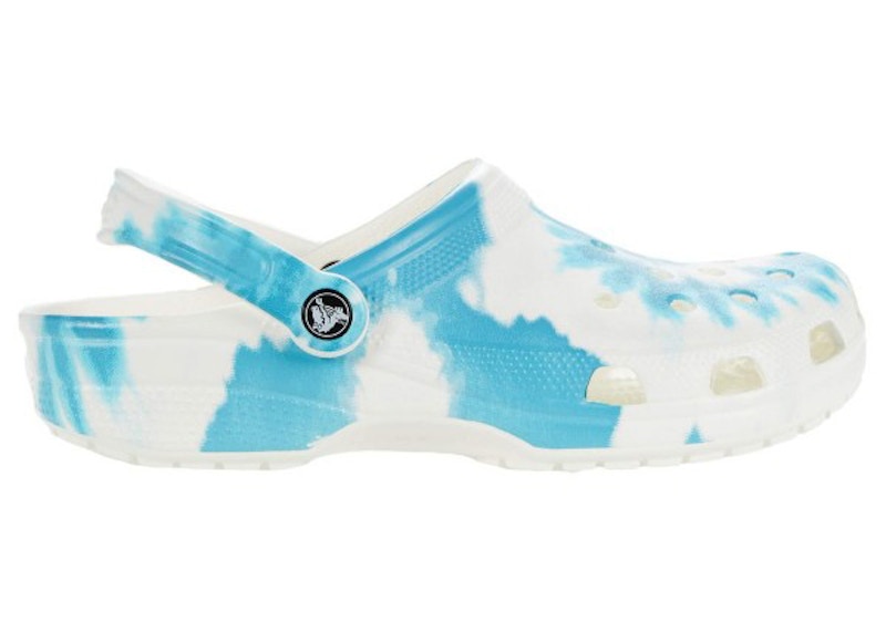 crocs classic clog tie dye digital aqua – Crocs Clogs Collection for All-Day Comfort