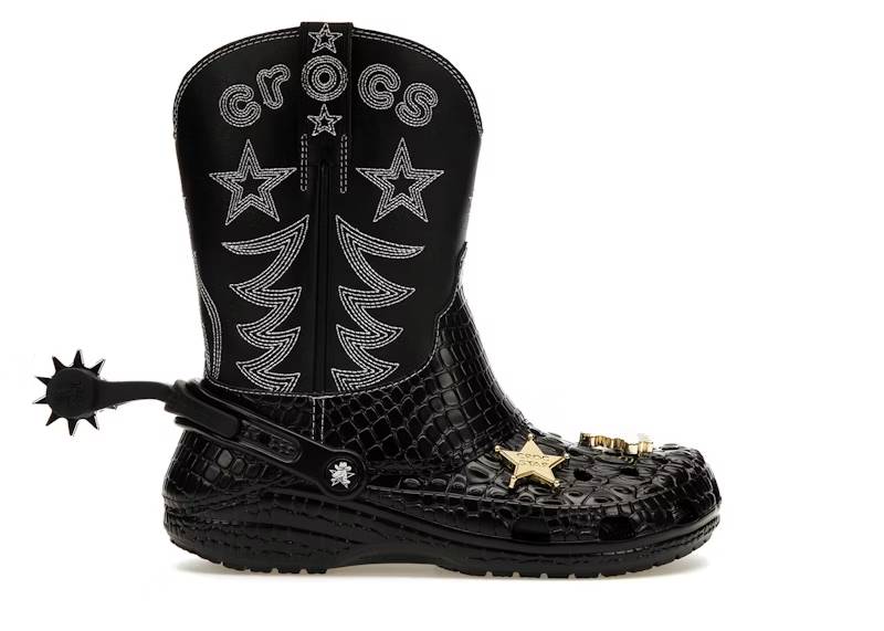 crocs classic cowboy boot black – Crocs Clogs Collection for All-Day Comfort