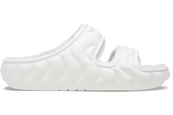 crocs classic cozzzy overpuff sandal white – Crocs Clogs Collection for All-Day Comfort