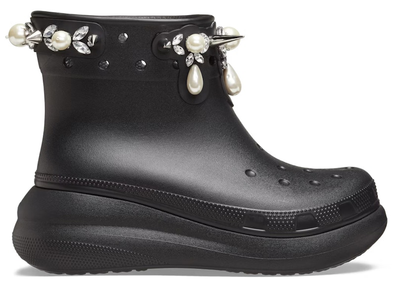 crocs classic crush boot simone rocha black – Crocs Clogs Collection for All-Day Comfort