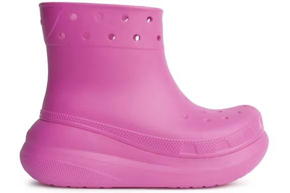 crocs classic crush rain boot juice pink – Crocs Clogs Collection for All-Day Comfort
