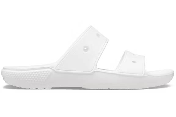 crocs classic double band slide sandals white – Crocs Clogs Collection for All-Day Comfort
