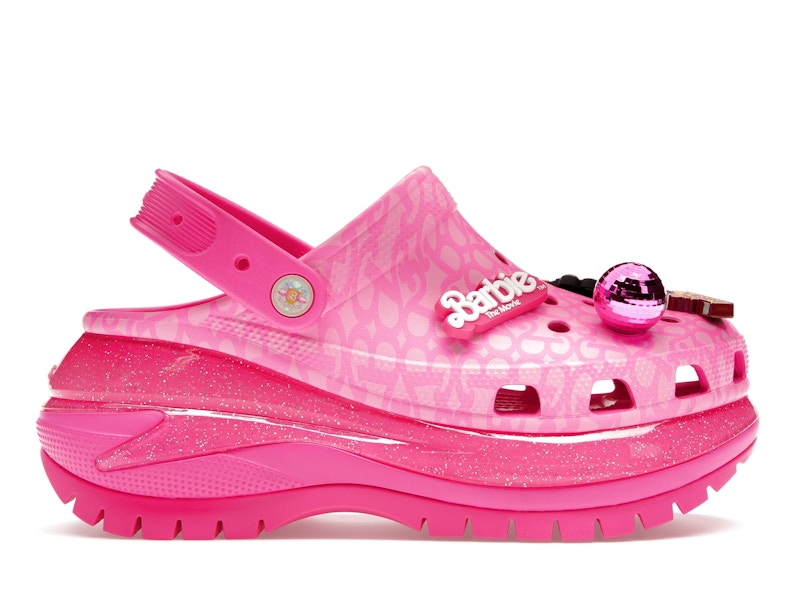 crocs classic mega crush clog barbie the movie electric pink – Crocs Clogs Collection for All-Day Comfort