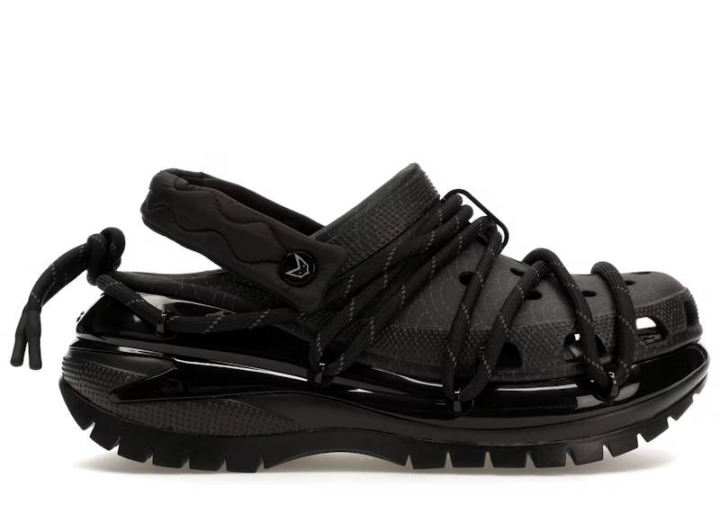 crocs classic mega crush clog rauw alejandro black – Crocs Clogs Collection for All-Day Comfort