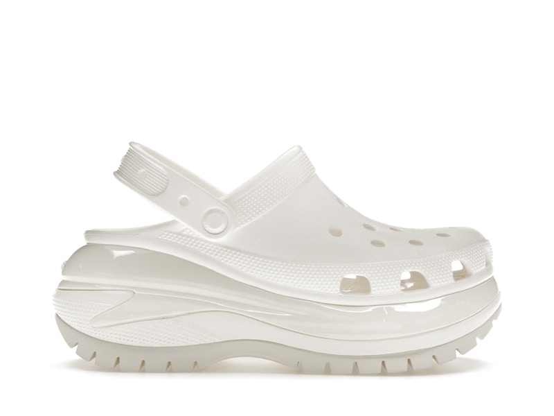 crocs classic mega crush clog white – Crocs Clogs Collection for All-Day Comfort