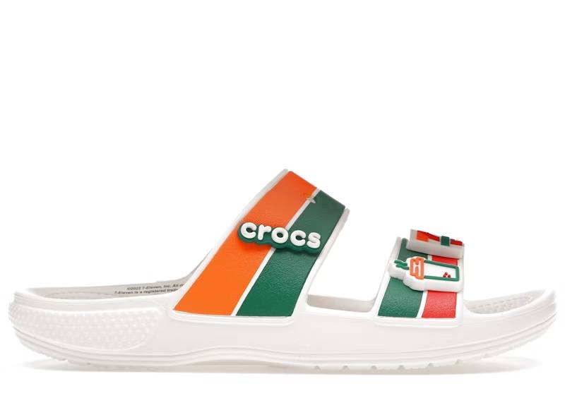 crocs classic sandal 7-eleven white – Crocs Clogs Collection for All-Day Comfort