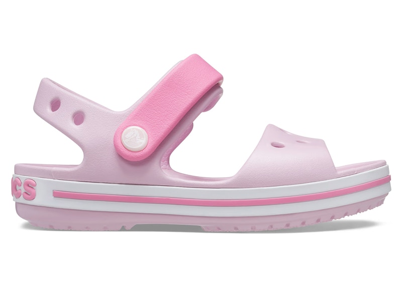 crocs crocband sandal ballerina pink kids – Crocs Clogs Collection for All-Day Comfort