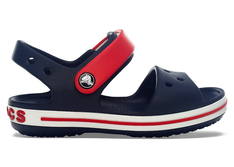 crocs crocband sandal navy red kids – Crocs Clogs Collection for All-Day Comfort