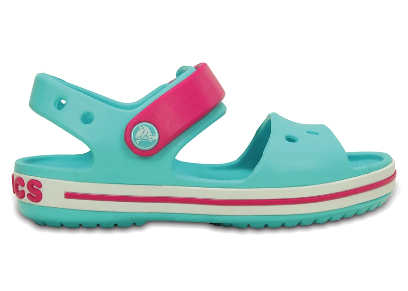 crocs crocband sandal pool candy pink kids – Crocs Clogs Collection for All-Day Comfort