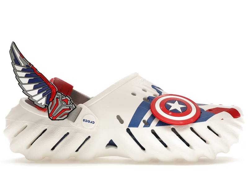 crocs echo clog marvel captain america sam wilson – Crocs Clogs Collection for All-Day Comfort