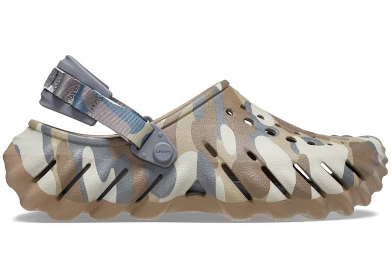 crocs echo redux clog camo charcoal green – Crocs Clogs Collection for All-Day Comfort