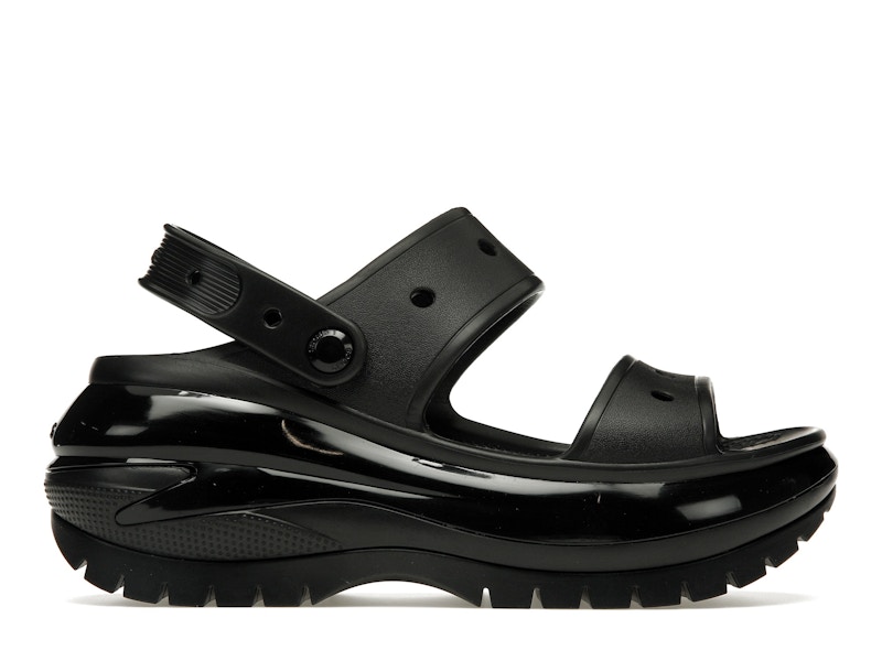 crocs mega crush sandal black – Crocs Clogs Collection for All-Day Comfort