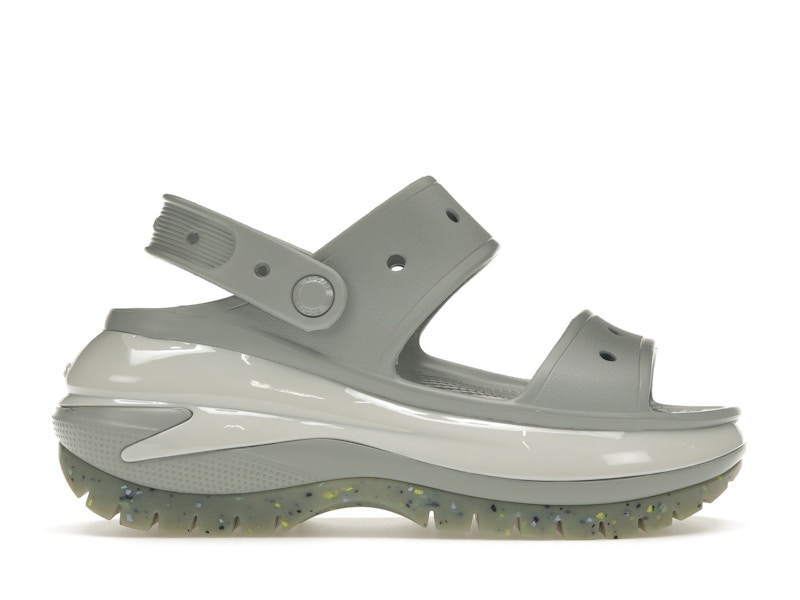 crocs mega crush sandal light grey – Crocs Clogs Collection for All-Day Comfort