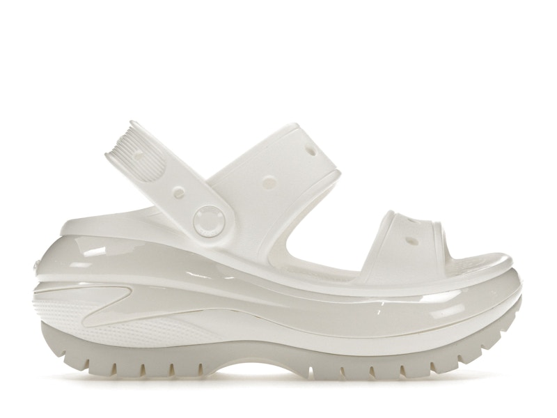 crocs mega crush sandal white – Crocs Clogs Collection for All-Day Comfort