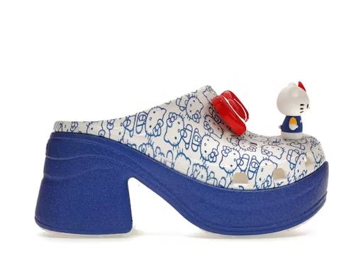 crocs siren clog hello kitty 50th anniversary blue glitter – Crocs Clogs Collection for All-Day Comfort