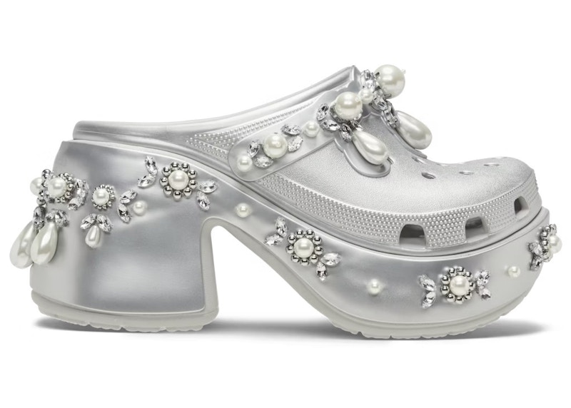 crocs siren clog simone rocha spiked silver – Crocs Clogs Collection for All-Day Comfort